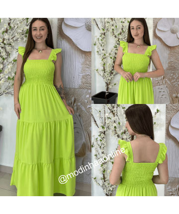 Vestido Betina Verde Lima